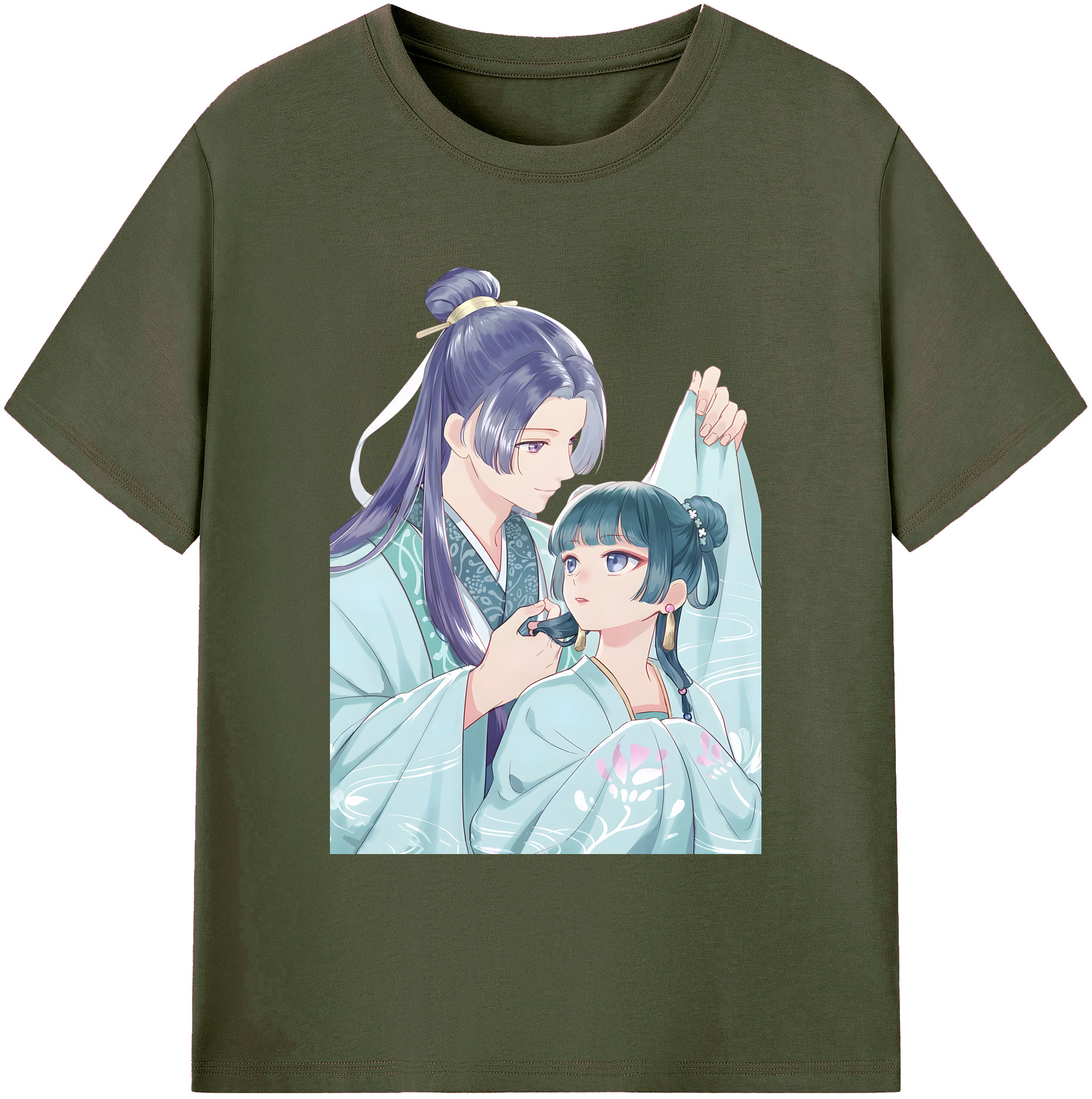（画像用） 薬屋のひとりごと The Apothecary Diaries 綿100％ メンズ半袖Tシャツ｜肌触りやわらか＆通気性